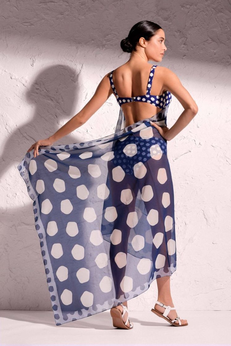 ASIMMETRIC POIS BLAUW